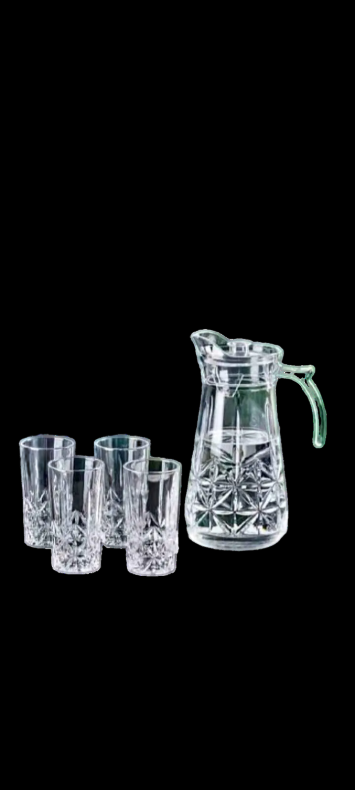 (Copie) Verre carafe avec 6 Verre