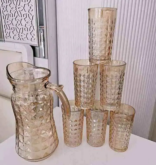 (Copie) Verre carafe avec 6 Verre